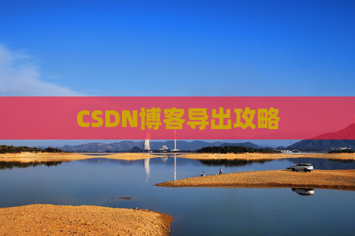 CSDN博客导出攻略